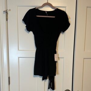 NWT Free People Black Women's Romper